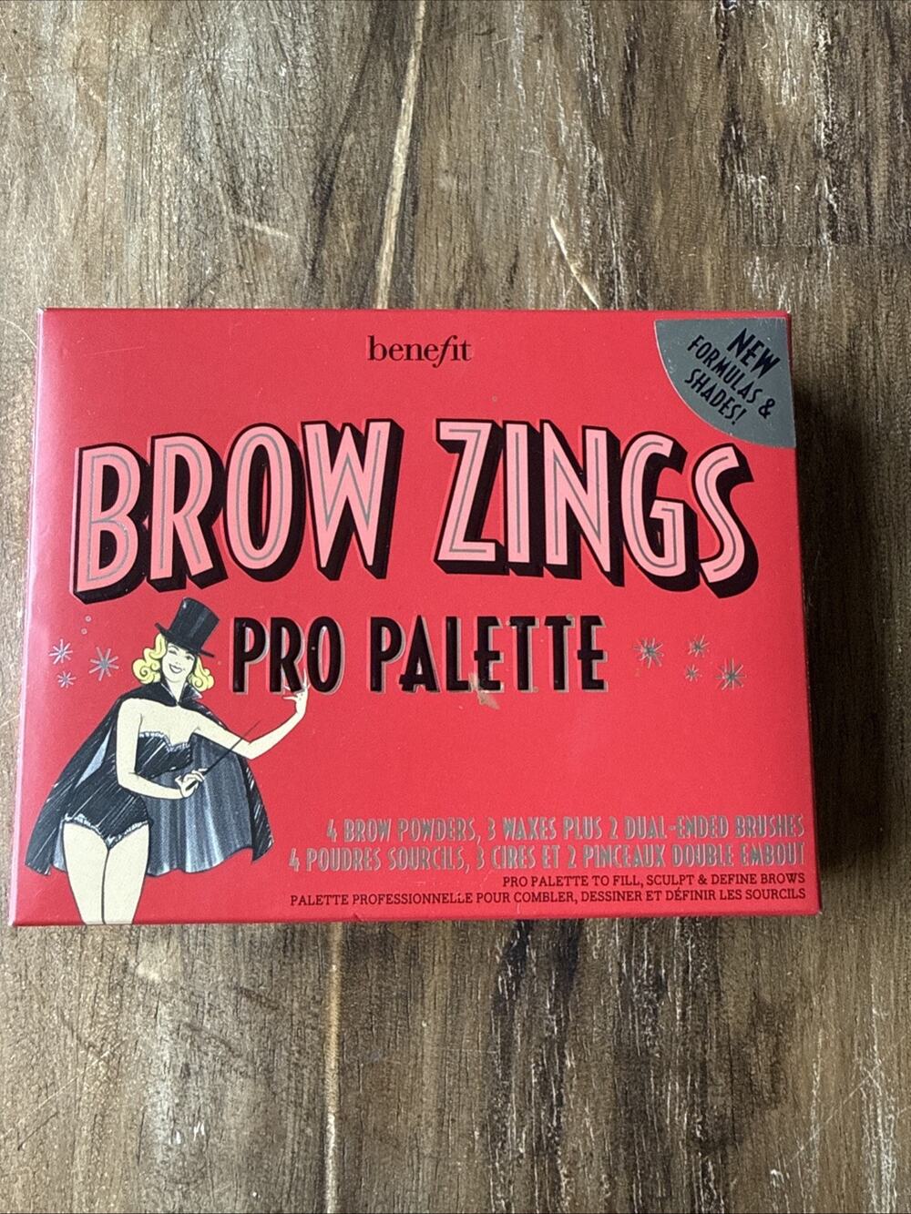 Benefit Brow Zings Pro Palette Medium‑Deep NIB Discontinued Brow Powder & Wax